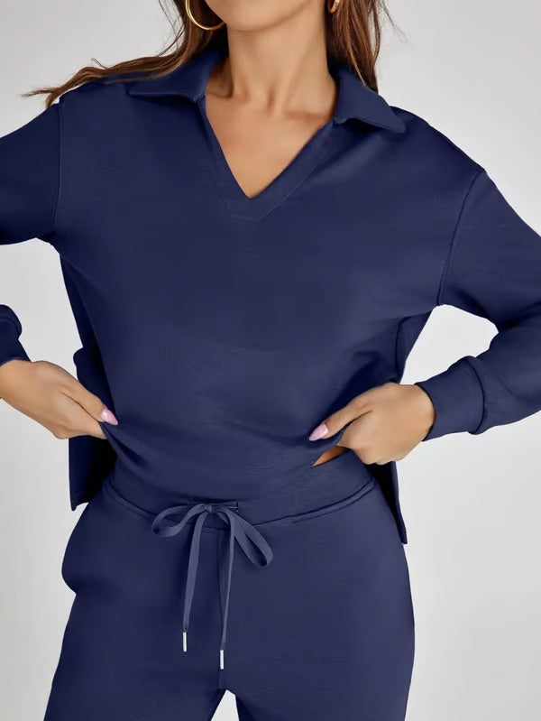 Carly- Elegantes Schlaghosen-Set mit hoher Taille