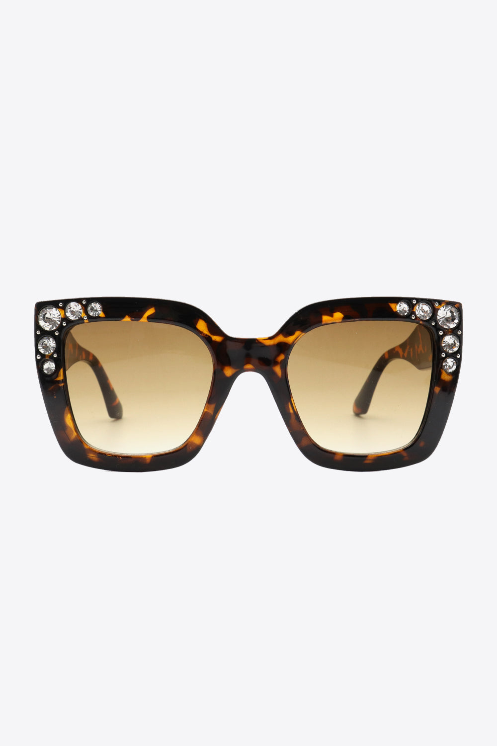 Strass-Sonnenbrille aus Polycarbonat
