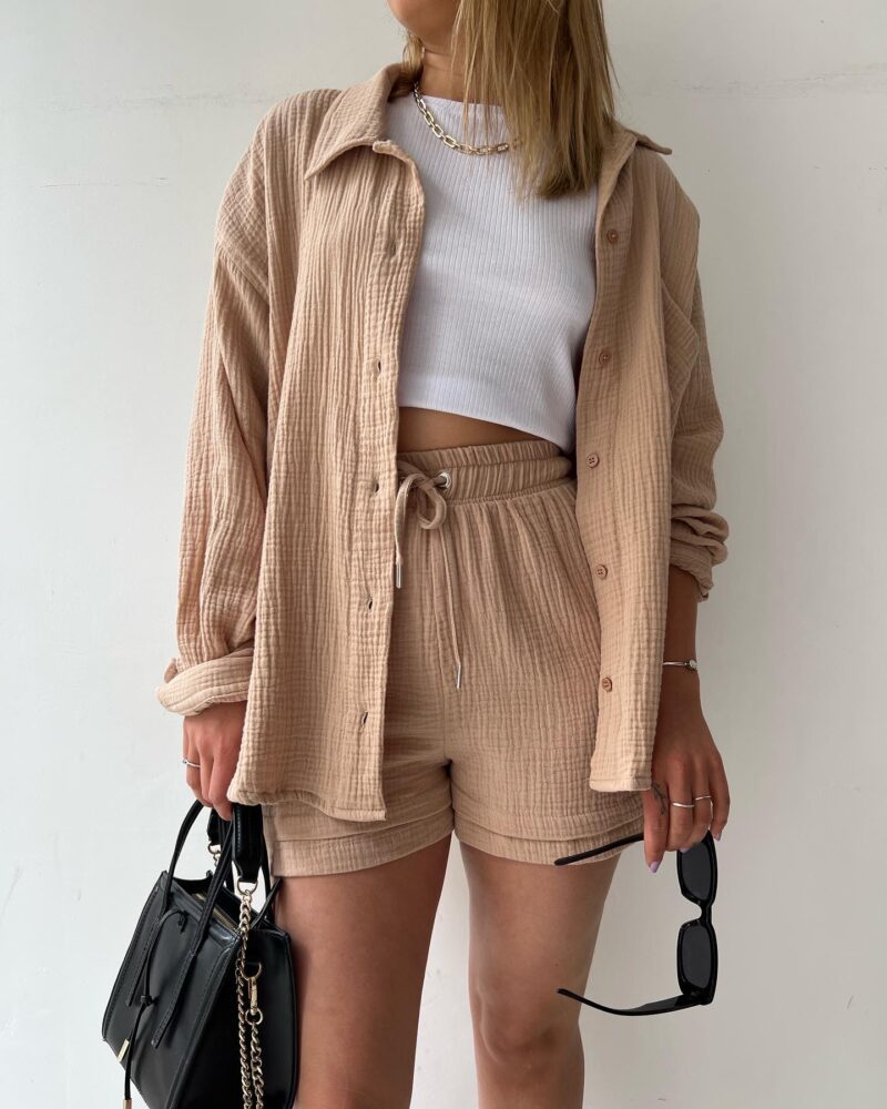 Amelie- Lässiges Baumwoll-Loungewear-Set