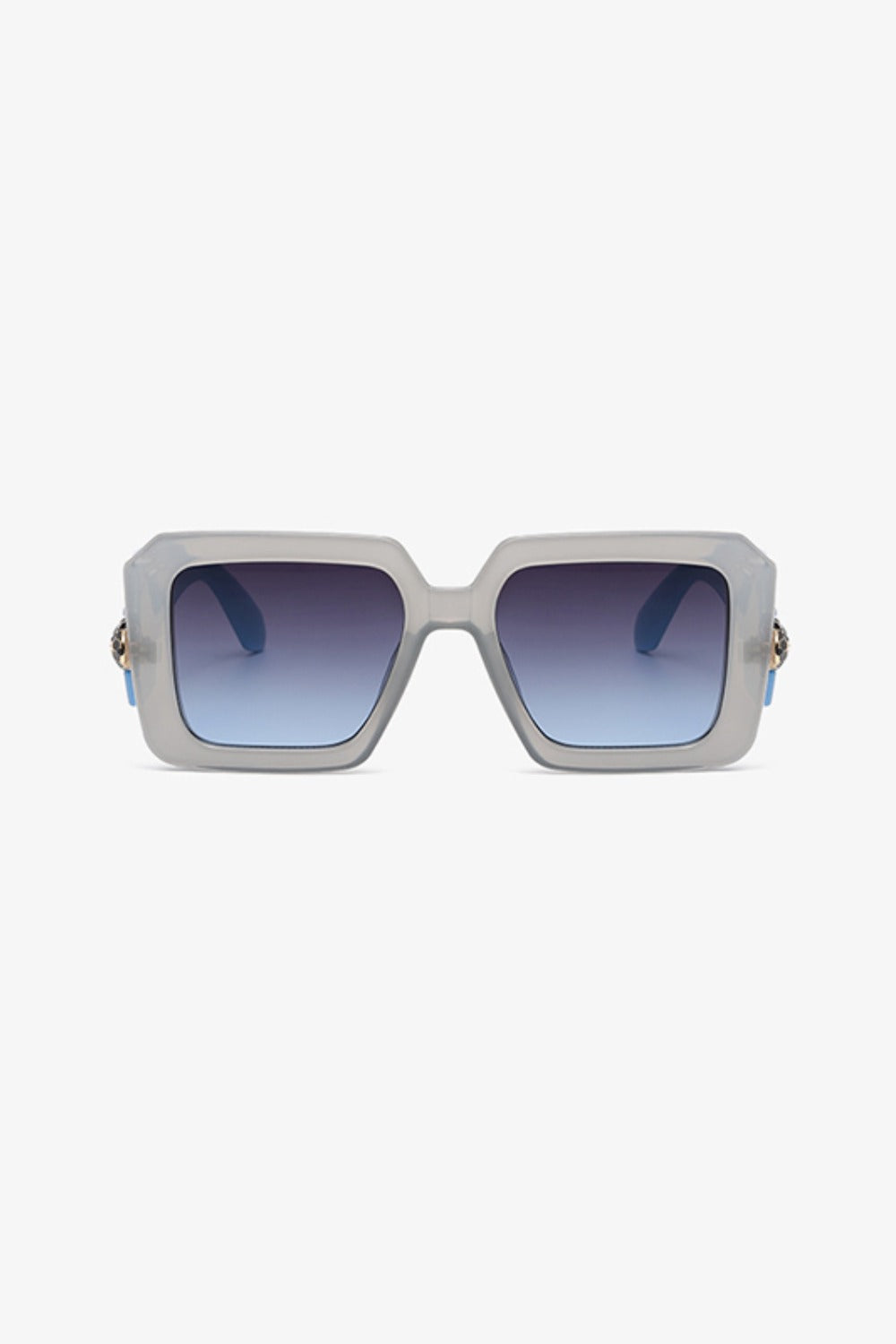 Modische Square-Sonnenbrille mit Polycarbonatgestell
