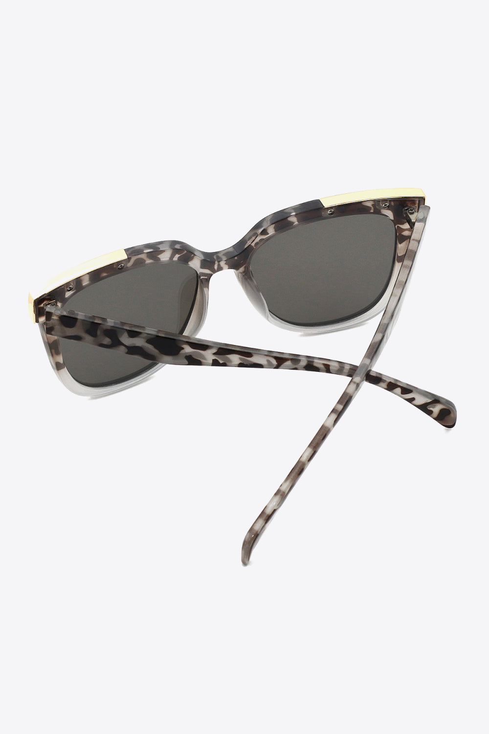 Schildpatt-Vollrand-Sonnenbrille aus Polycarbonat