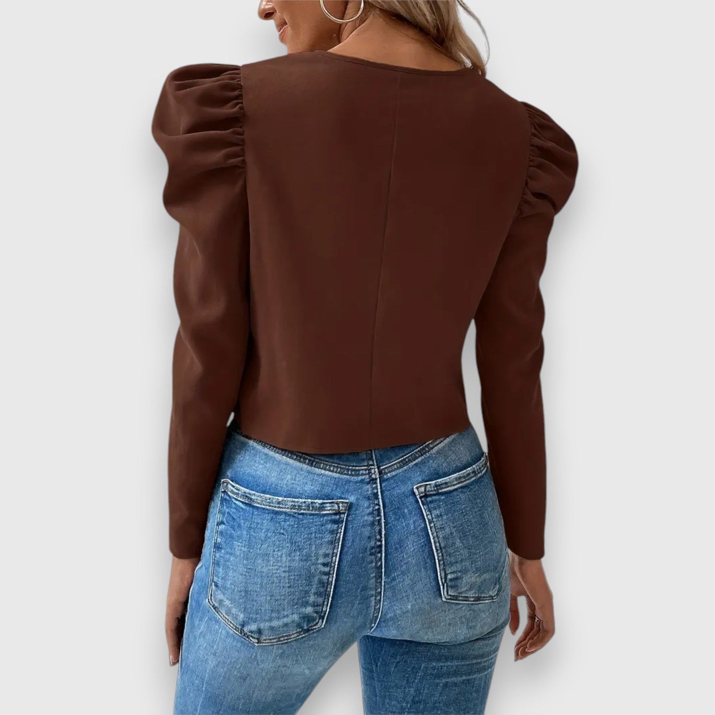 Licia | Kurzjacke in Premium-Optik