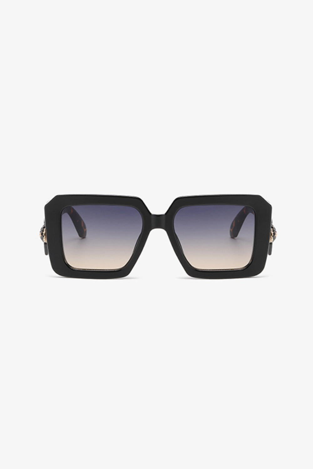 Modische Square-Sonnenbrille mit Polycarbonatgestell