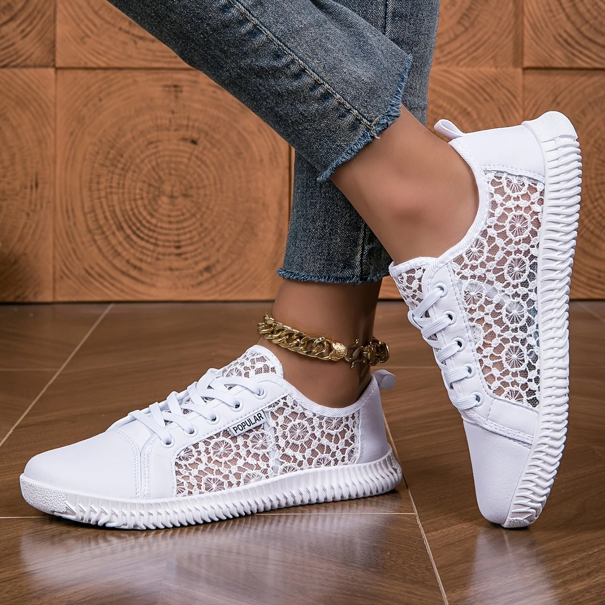 Vilera – Eleganter Leichter Turnschuh aus Spitze
