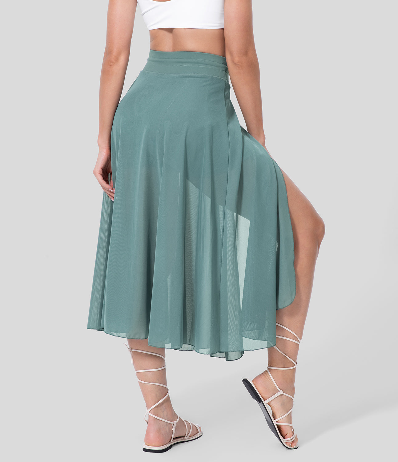 Anna- Eleganter 2-in-1 Midirock