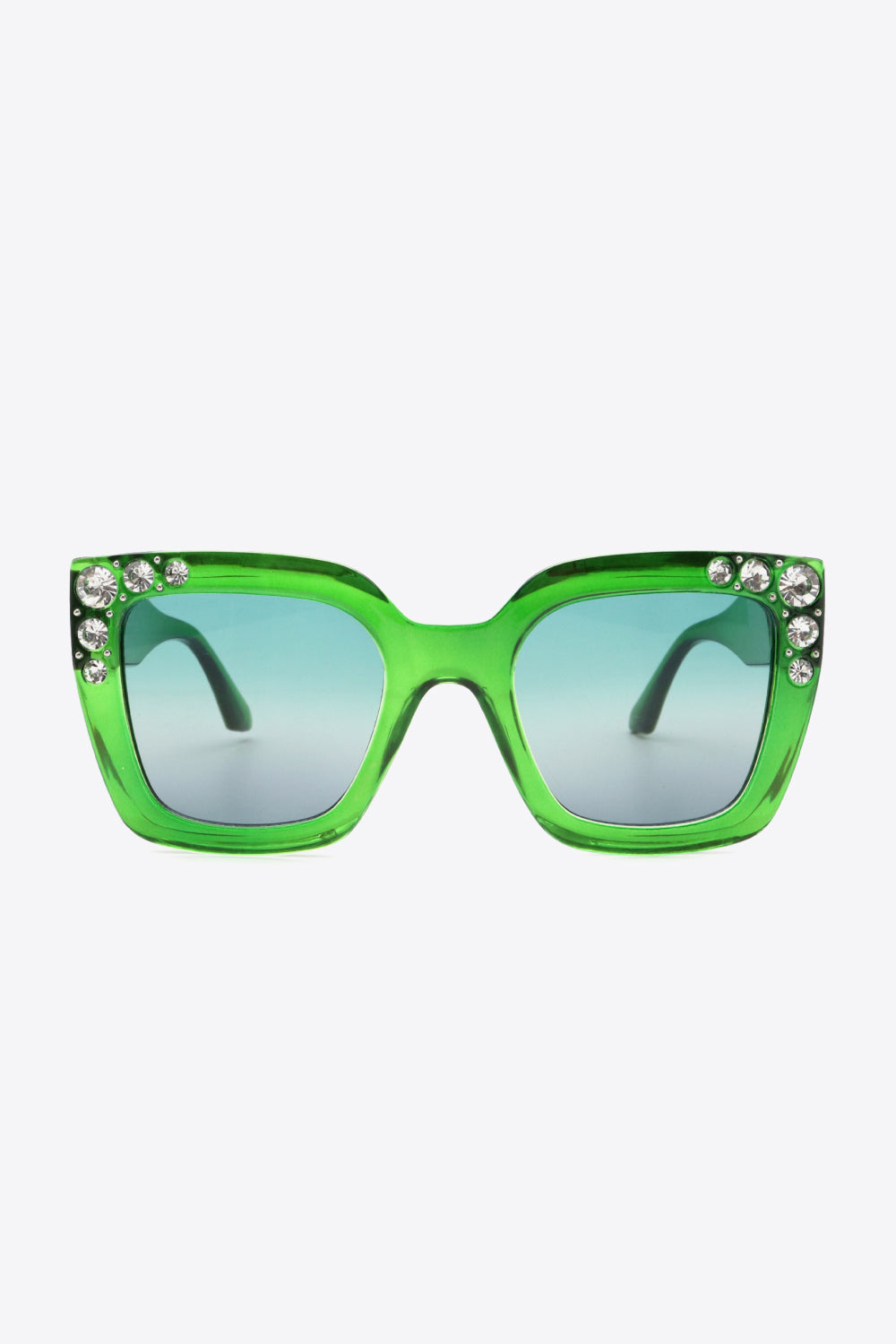 Strass-Sonnenbrille aus Polycarbonat