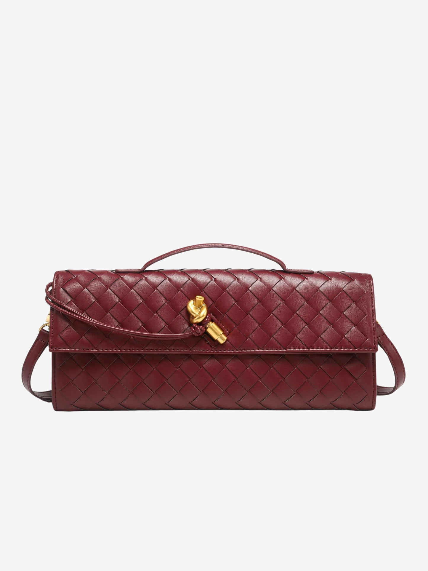 Anna Geflochtene Clutch