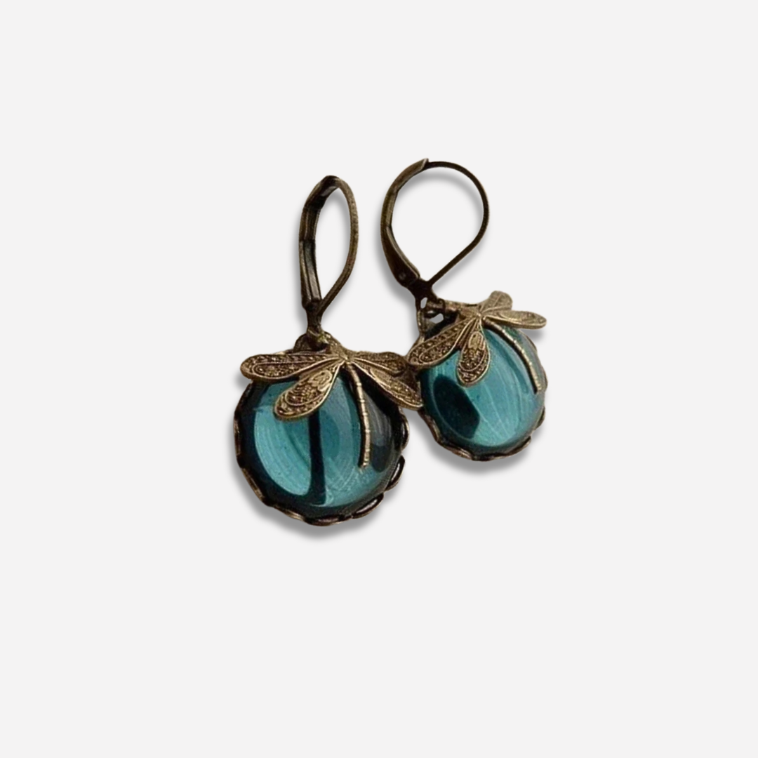 Lorelei | Handgefertigte Libellen-Design-Ohrringe