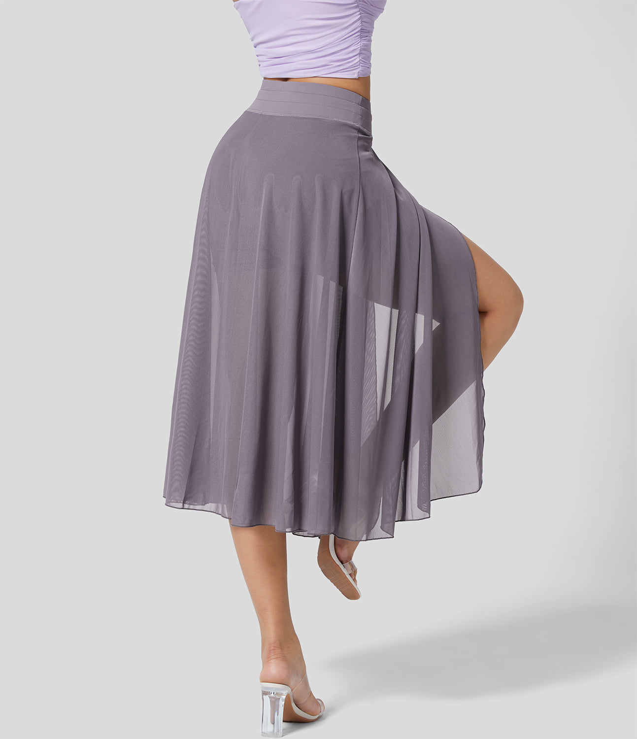 Anna- Eleganter 2-in-1 Midirock