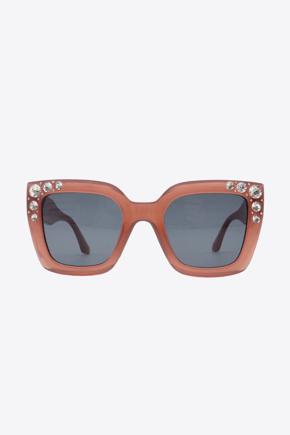 Strass-Sonnenbrille aus Polycarbonat