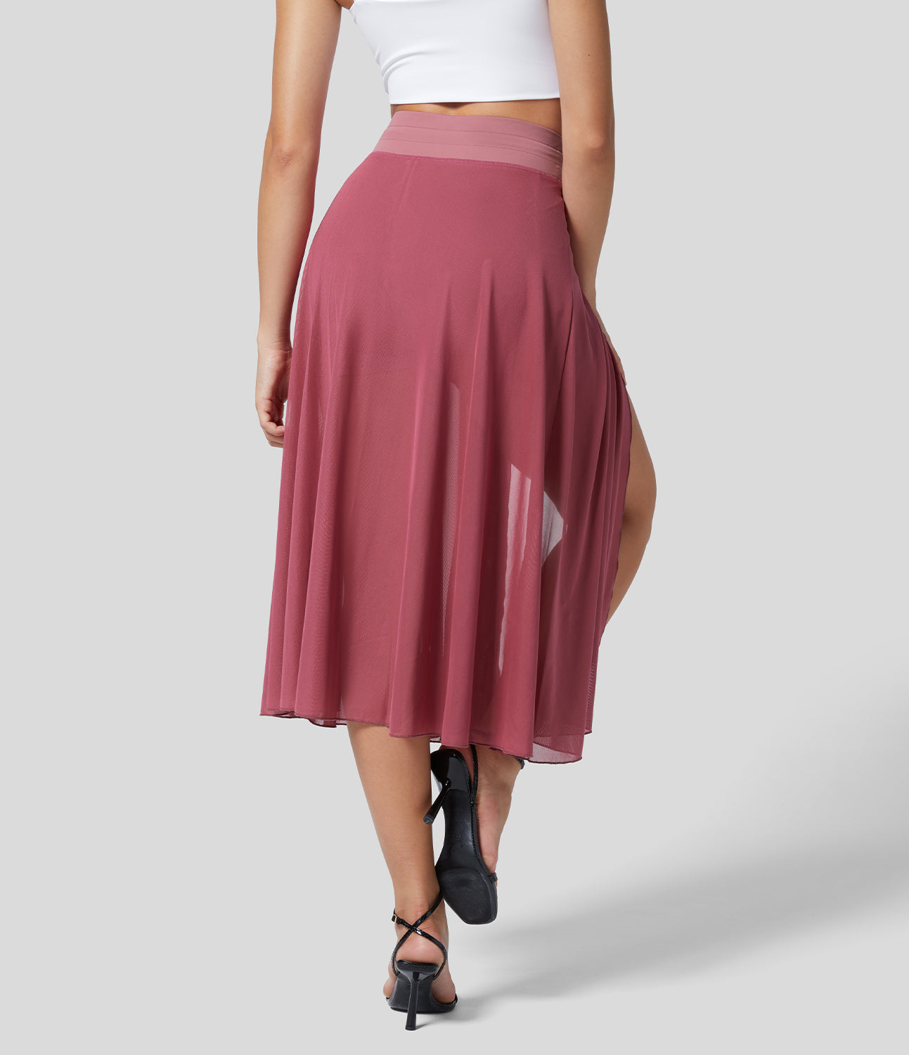 Anna- Eleganter 2-in-1 Midirock