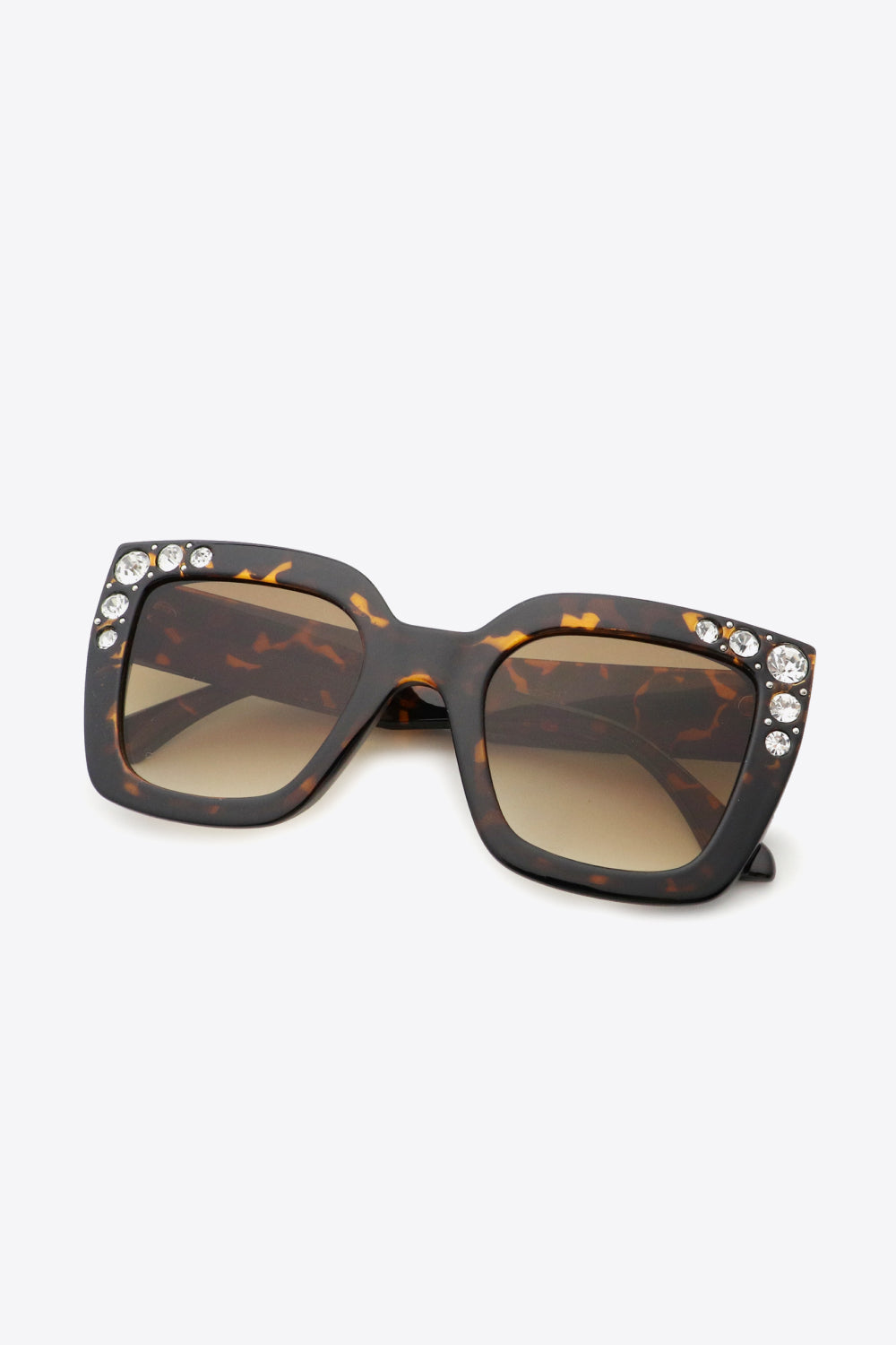 Strass-Sonnenbrille aus Polycarbonat