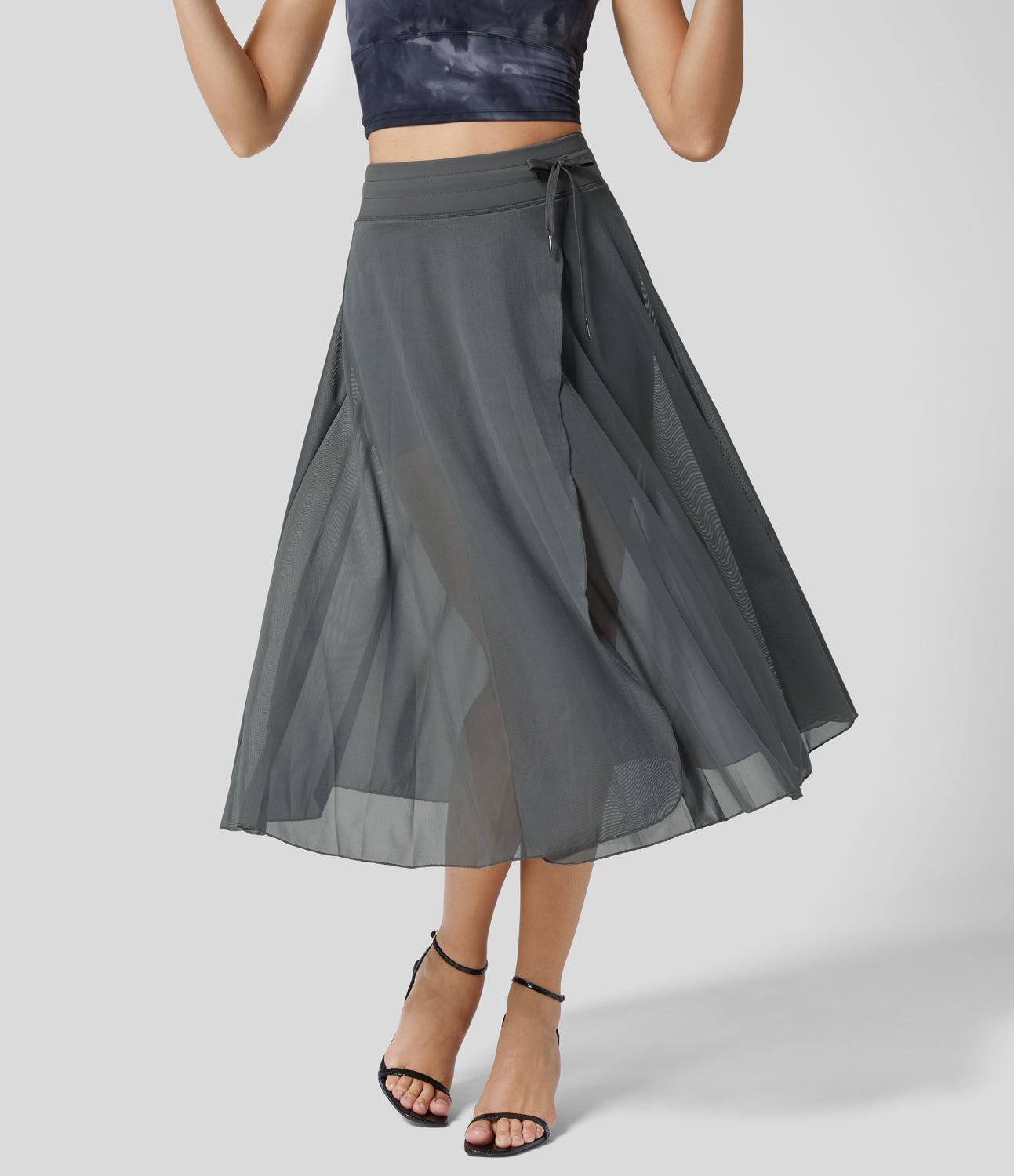 Anna- Eleganter 2-in-1 Midirock