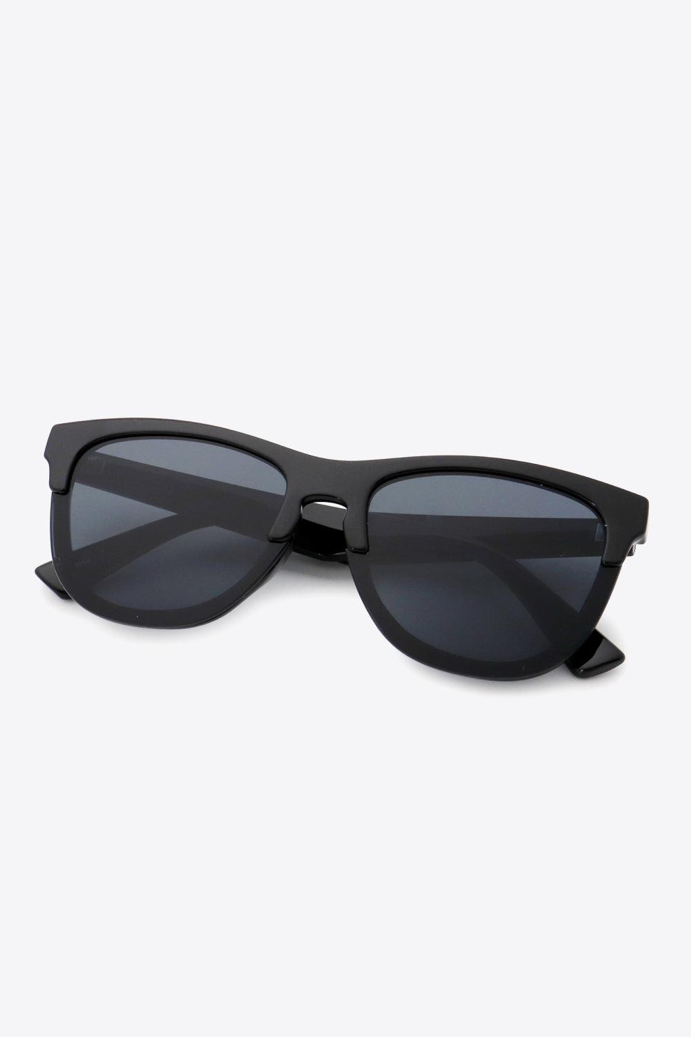 Wayfarer-Sonnenbrille im Browline-Stil mit UV400-Schutz