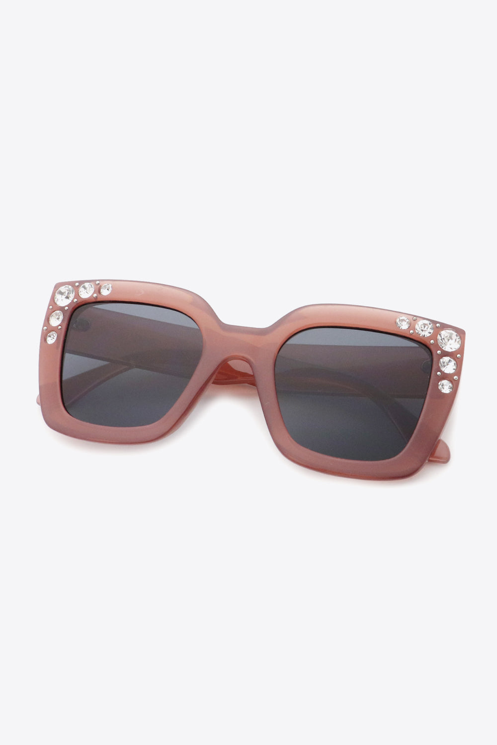Strass-Sonnenbrille aus Polycarbonat