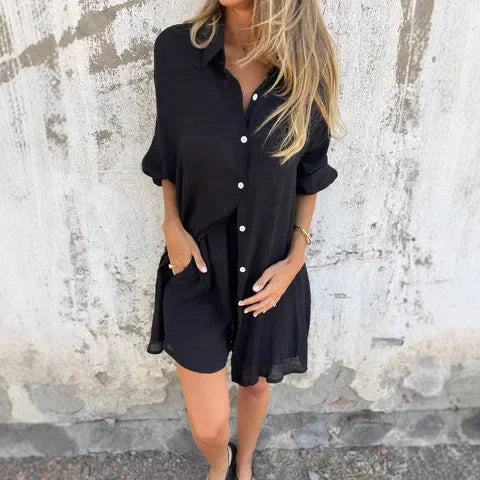 Hannah - Blusen-Shorts-Set