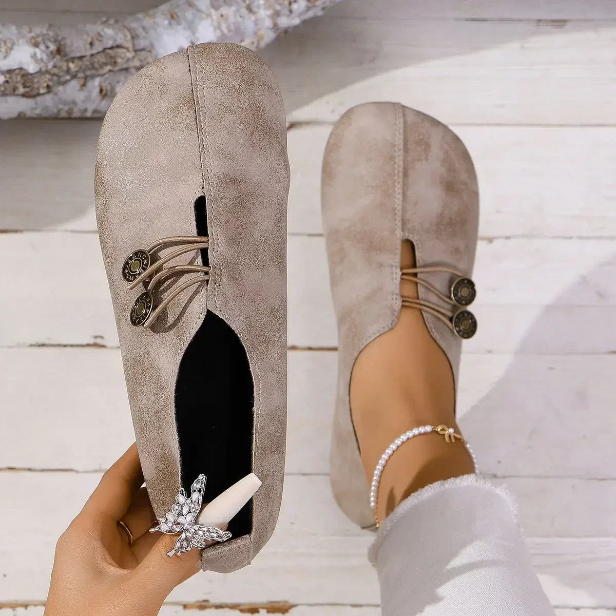 Noira Wildleder Schuhe