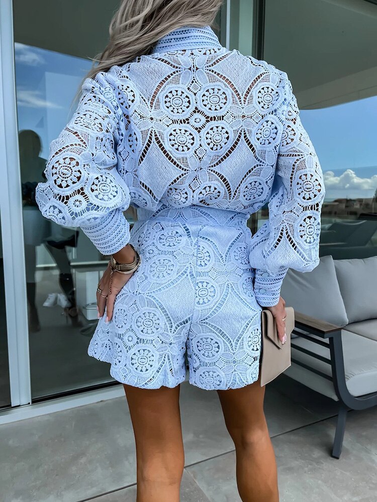 Romy- Elegantes zweiteiliges Sommer-Set