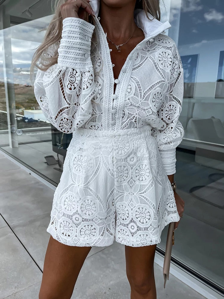 Romy- Elegantes zweiteiliges Sommer-Set