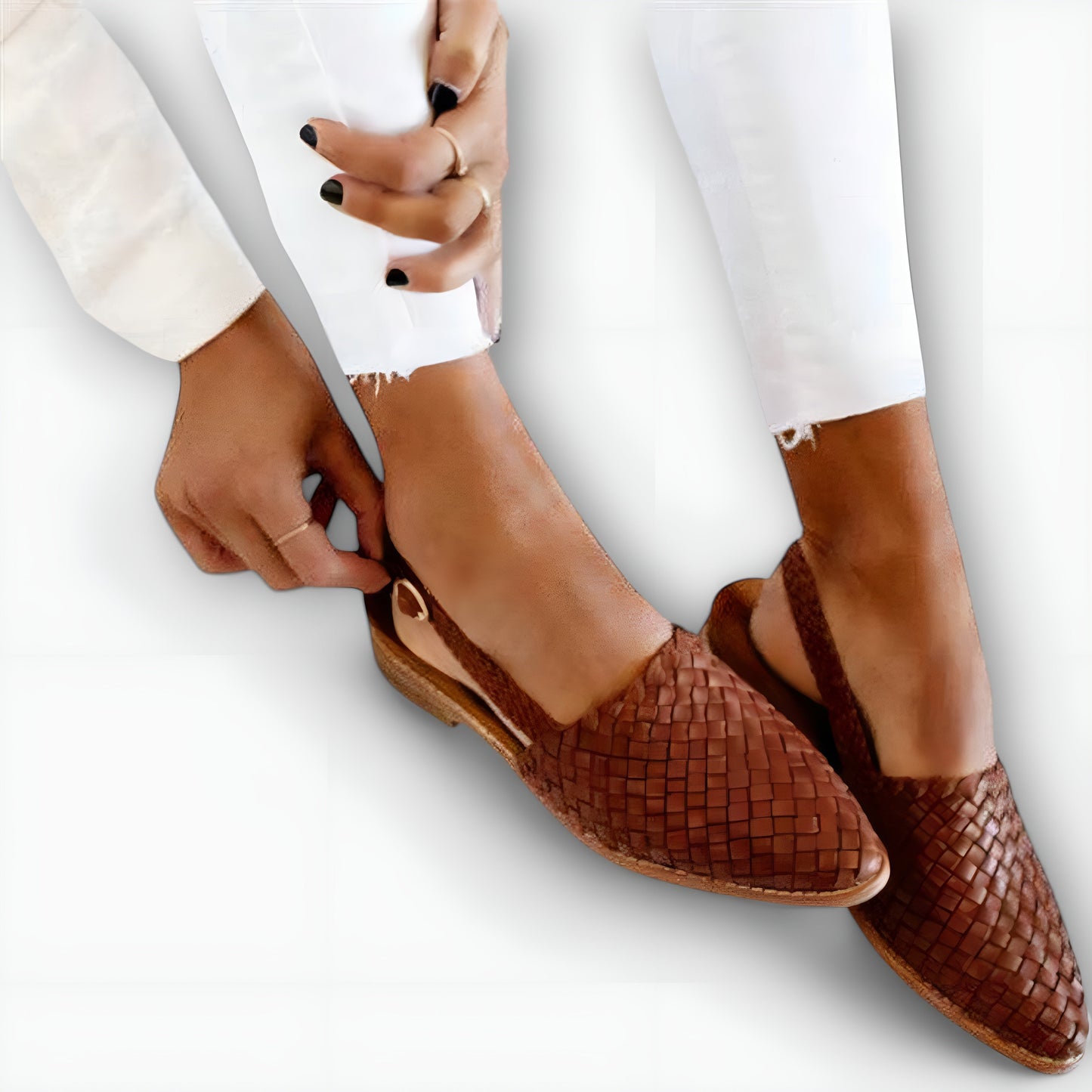 Selina - Handgewebte elegante Loafer