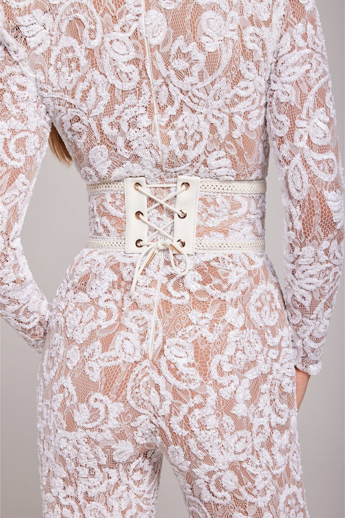 Féline - Eleganter Spitzen-Jumpsuit
