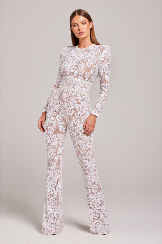 Féline - Eleganter Spitzen-Jumpsuit