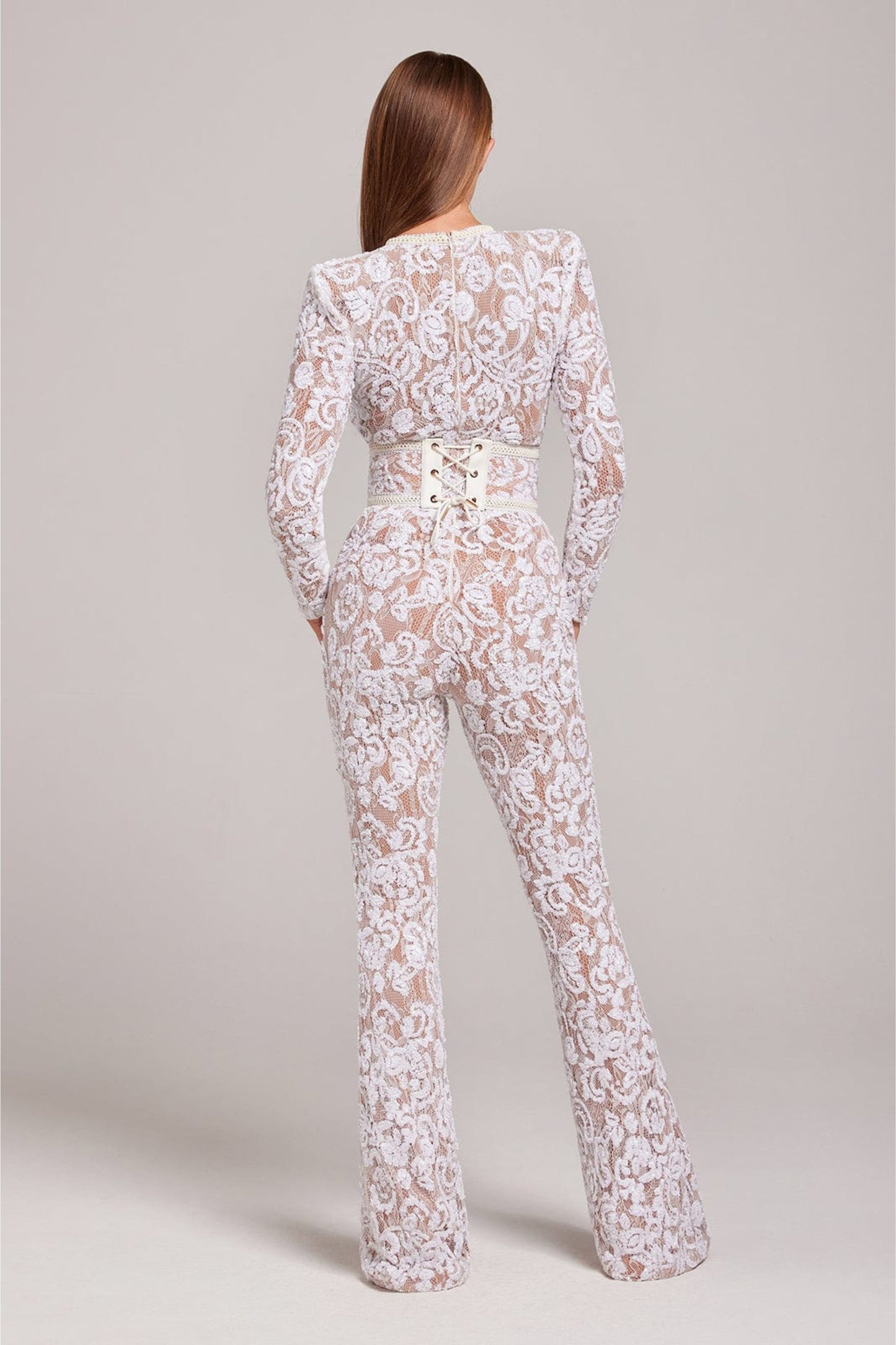 Féline - Eleganter Spitzen-Jumpsuit