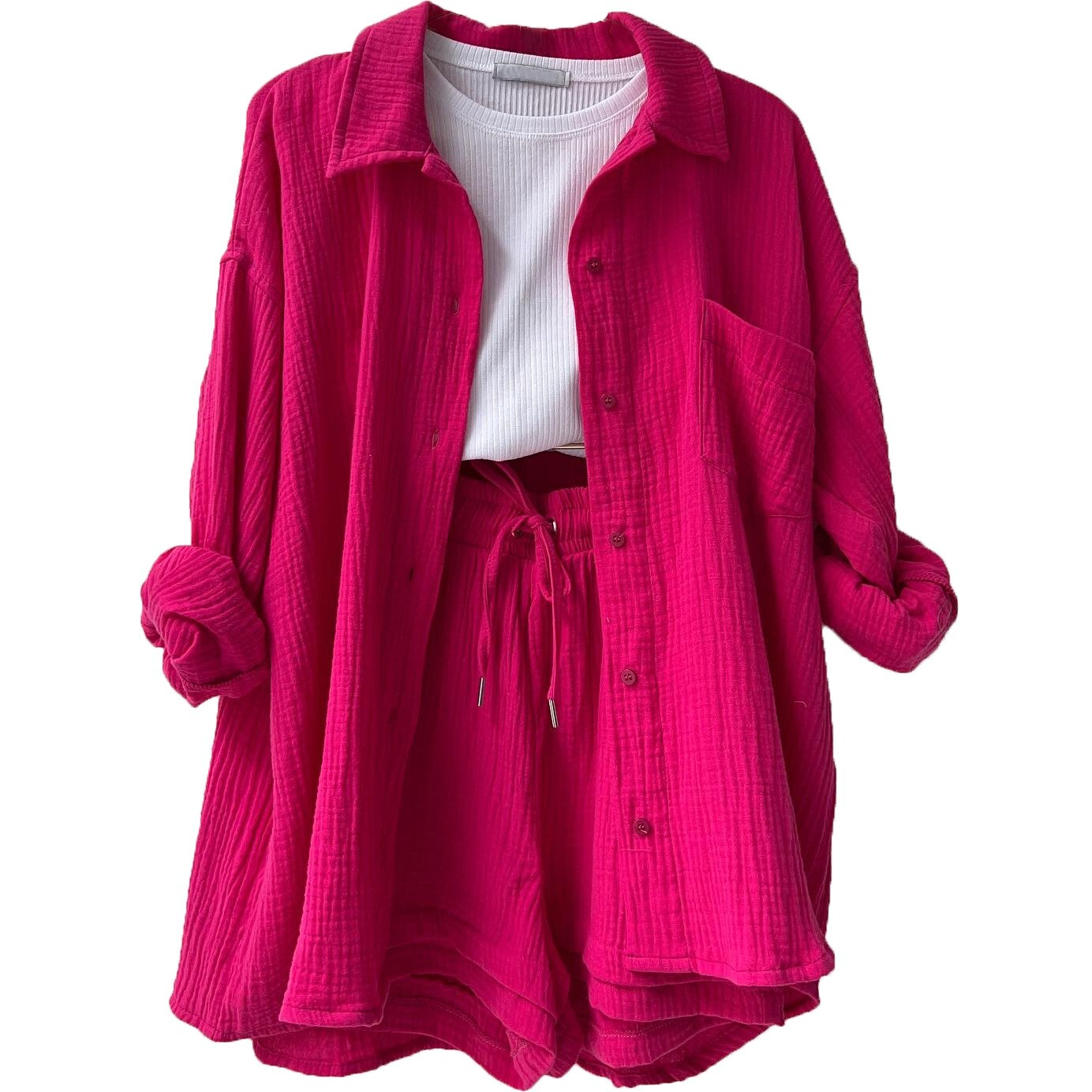 Amelie- Lässiges Baumwoll-Loungewear-Set