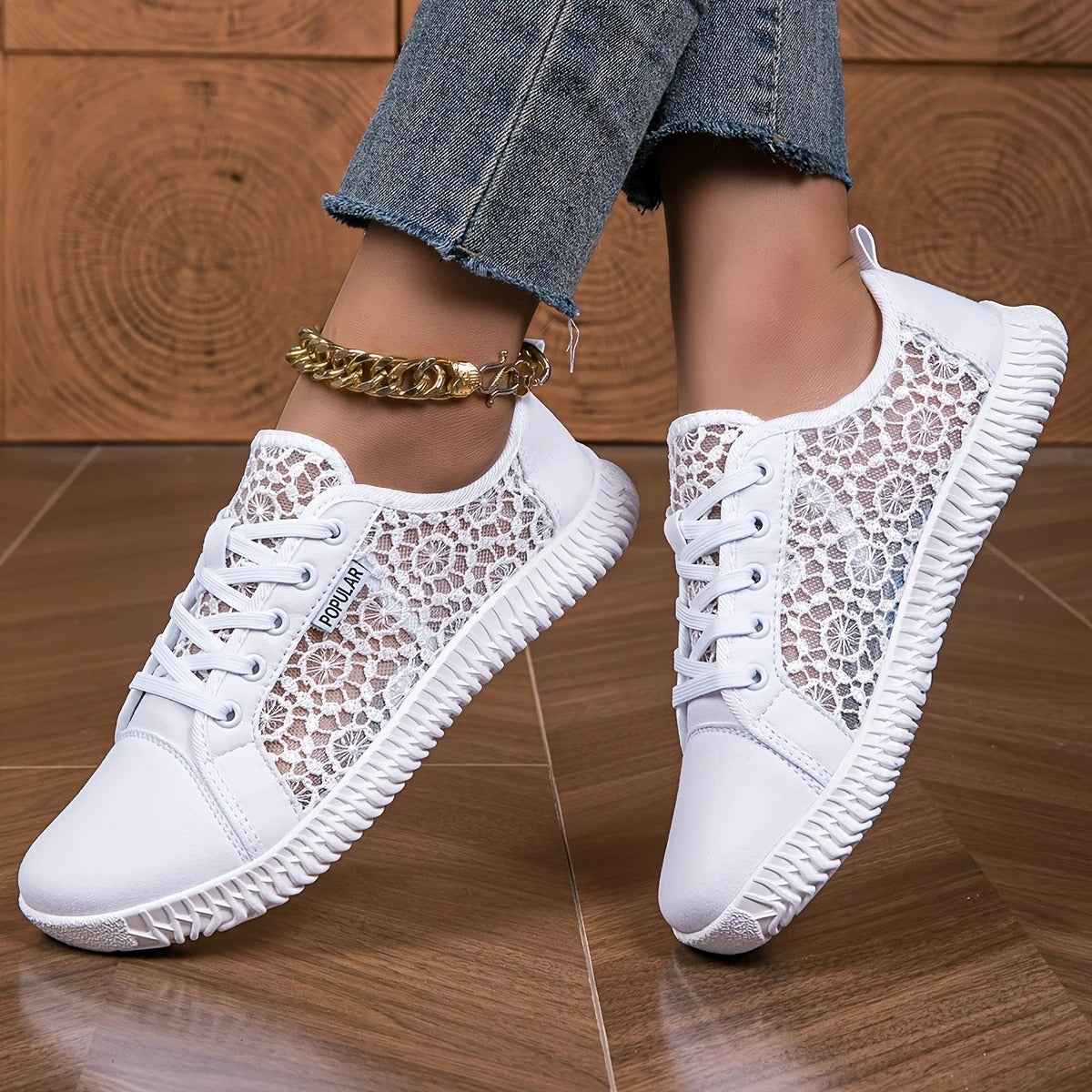 Vilera – Eleganter Leichter Turnschuh aus Spitze