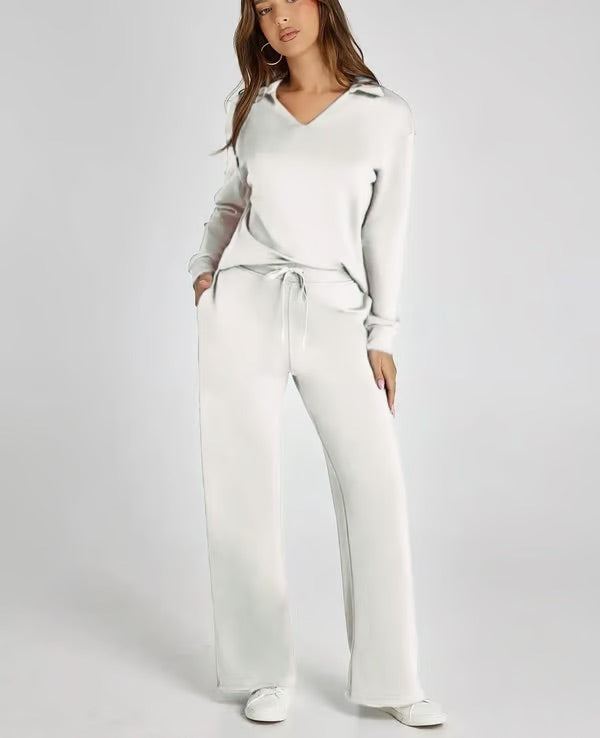 Carly- Elegantes Schlaghosen-Set mit hoher Taille