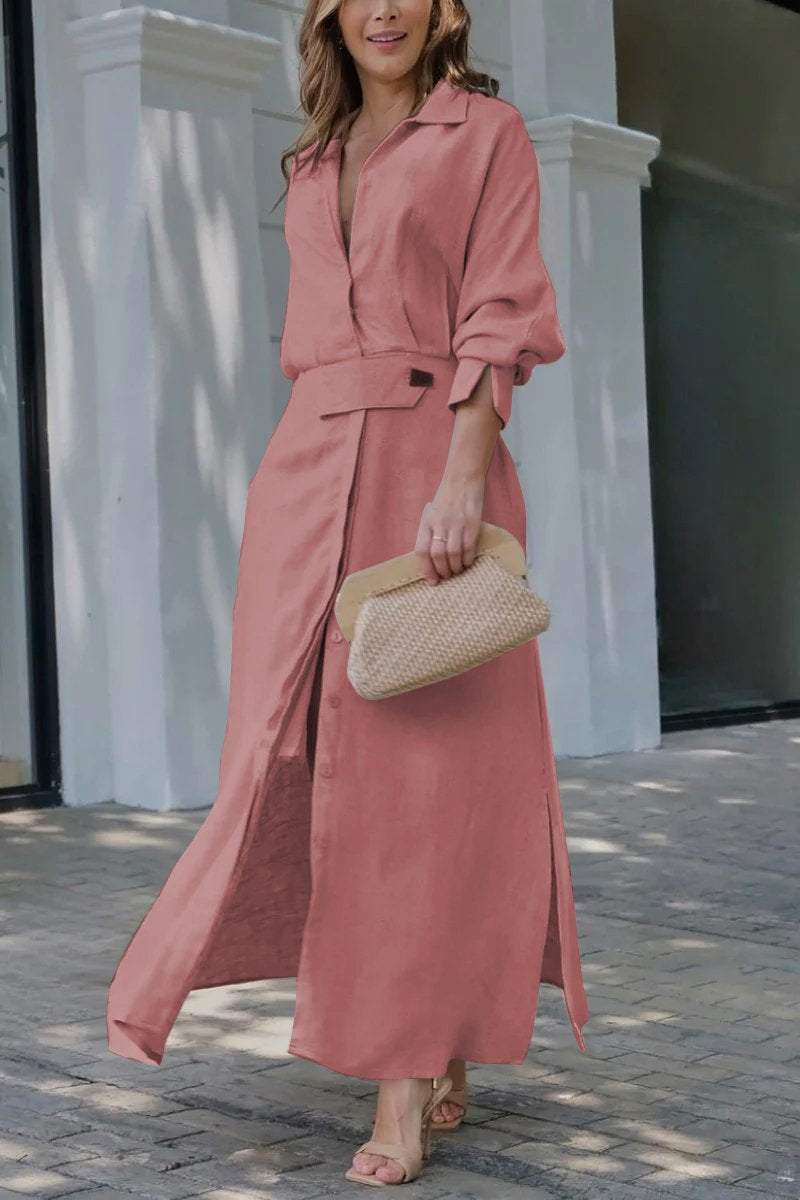 Soléa - Maxikleid aus Leinen
