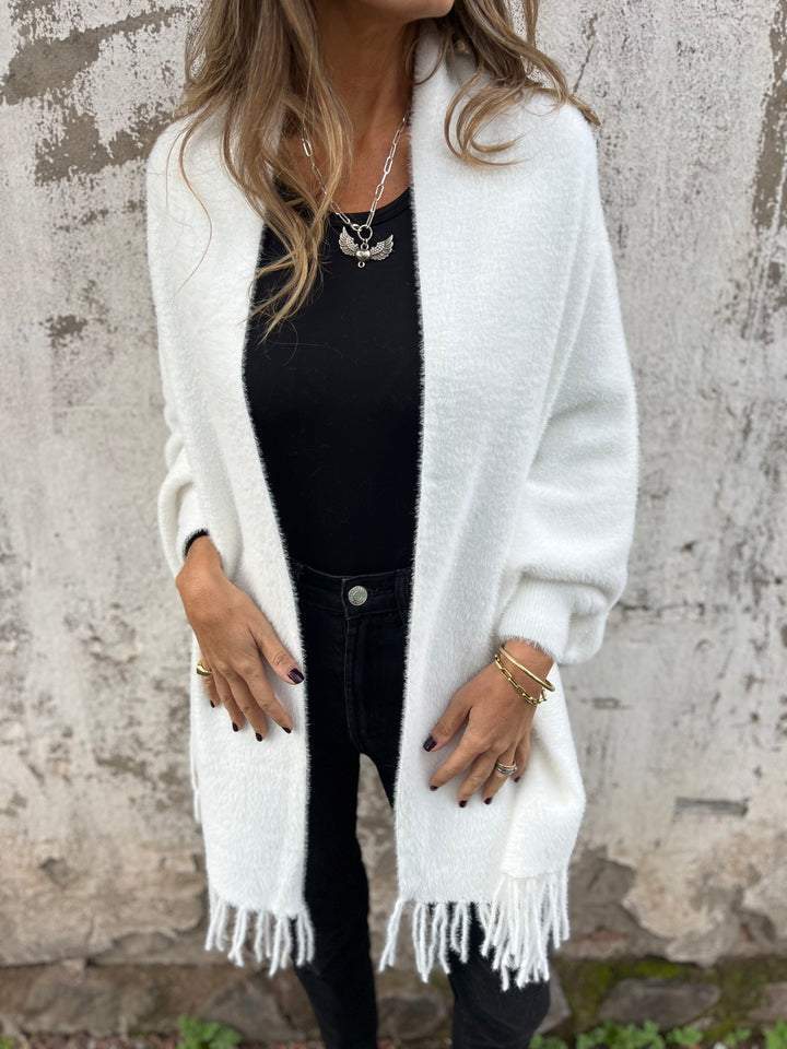 Alina - Eleganter langärmeliger Wickelpulli