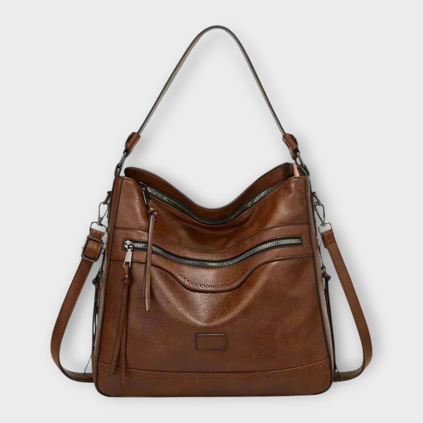 Léora. - Klassische Retro-Schultertasche