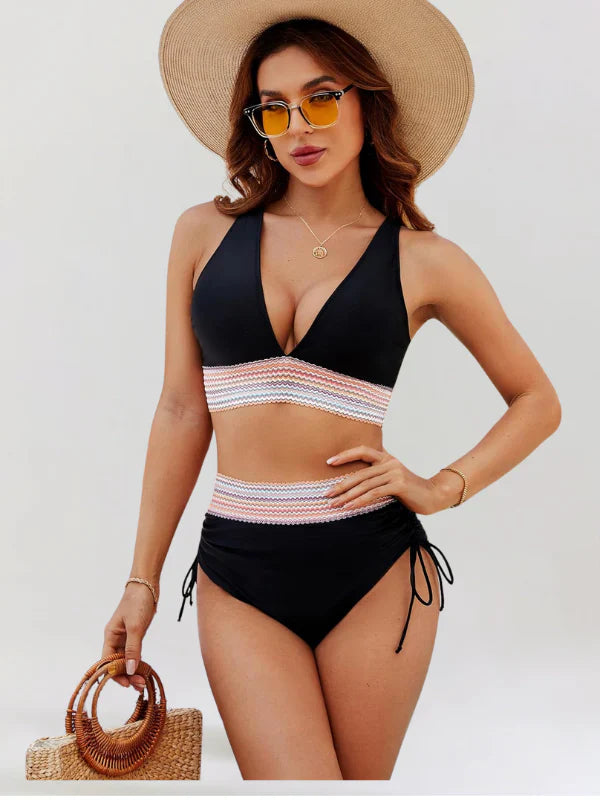 Kya – Bauchweg-Bikini-Set mit hoher Taille