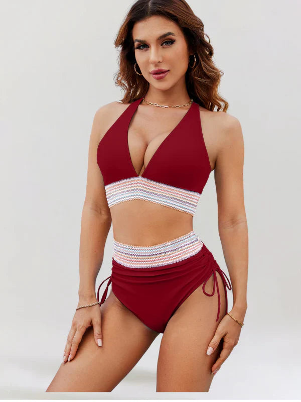 Kya – Bauchweg-Bikini-Set mit hoher Taille