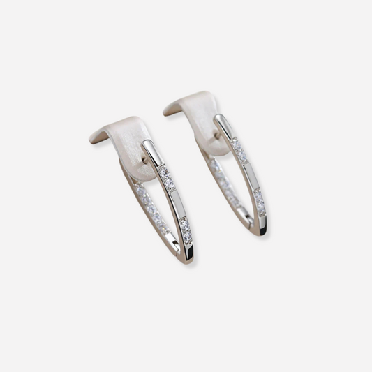 Brigitte | Elegante Zirkonia-Ohrringe aus hochwertigem Material