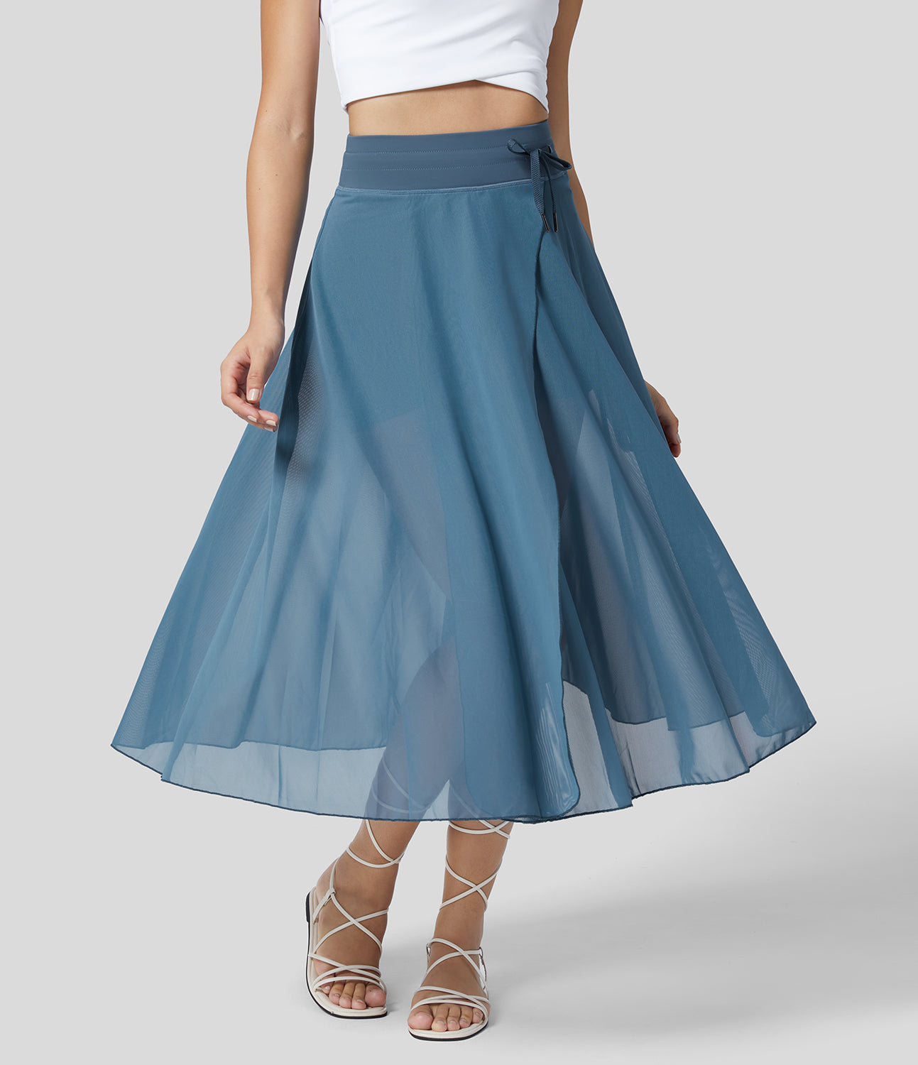 Anna- Eleganter 2-in-1 Midirock