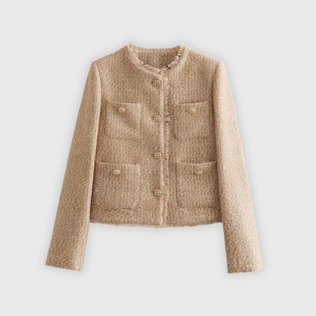 Luna | Jacke handgemacht mit Zierknöpfen