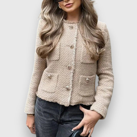 Luna | Jacke handgemacht mit Zierknöpfen
