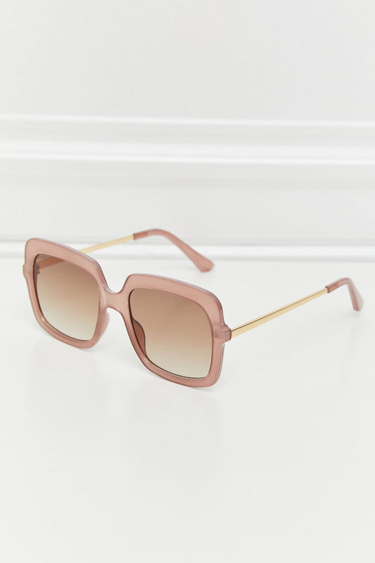 Eckige Hybrid-Sonnenbrille