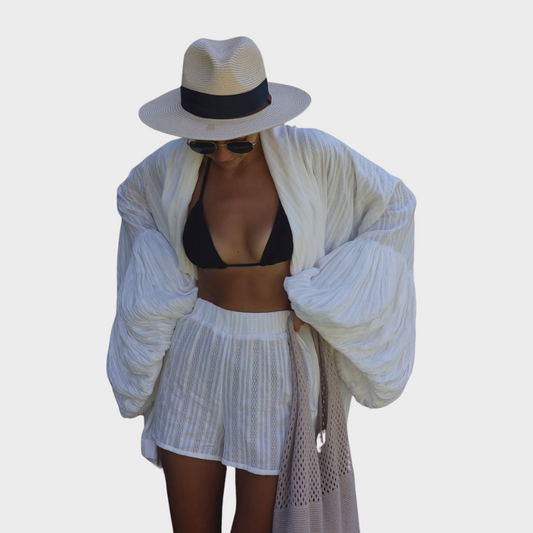 Selena - Kimono-Set mit ausgestellten Ärmeln