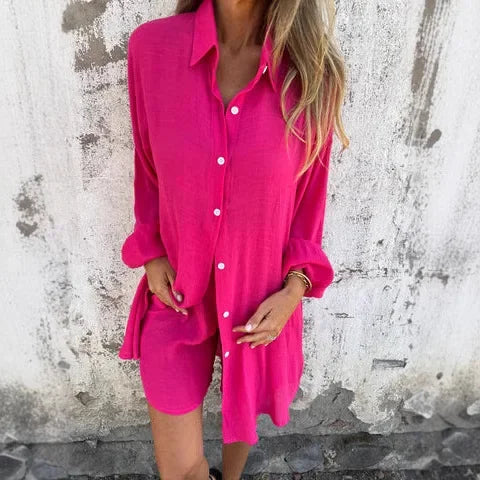 Hannah - Blusen-Shorts-Set
