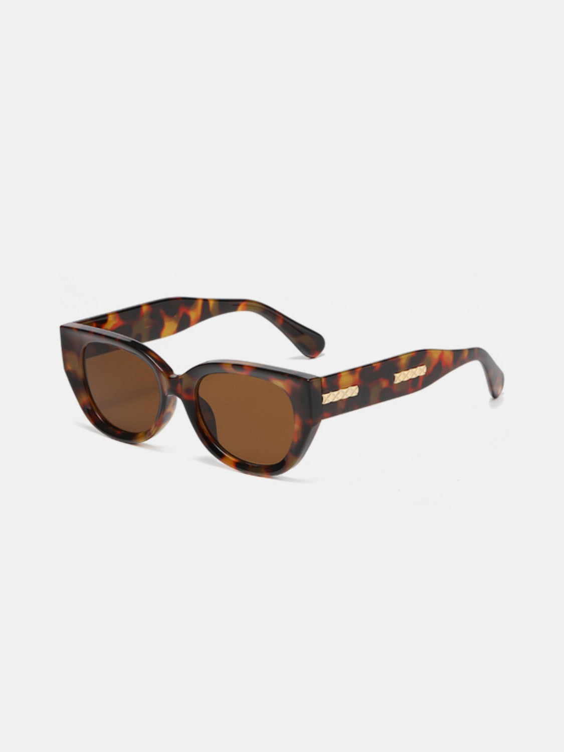 Modische Katzenaugenbrille mit Polycarbonatgestell