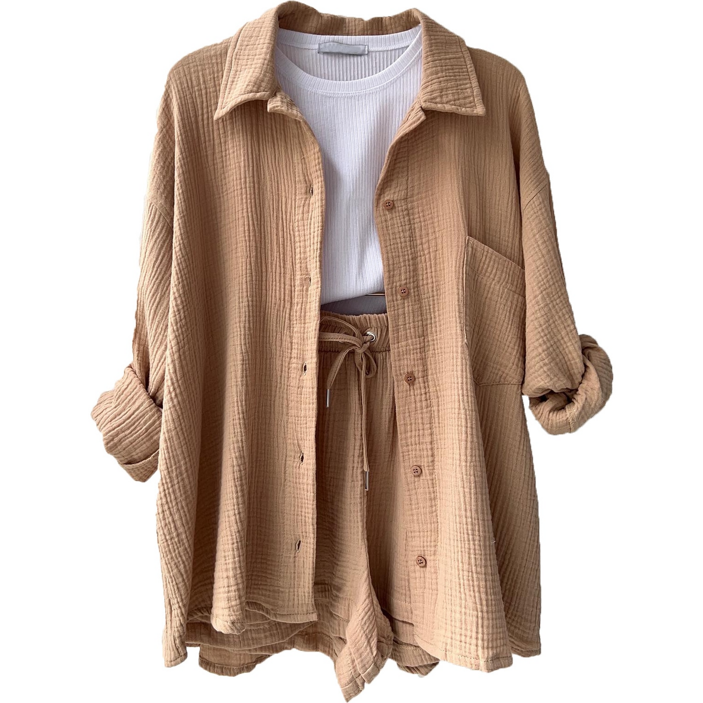 Amelie- Lässiges Baumwoll-Loungewear-Set