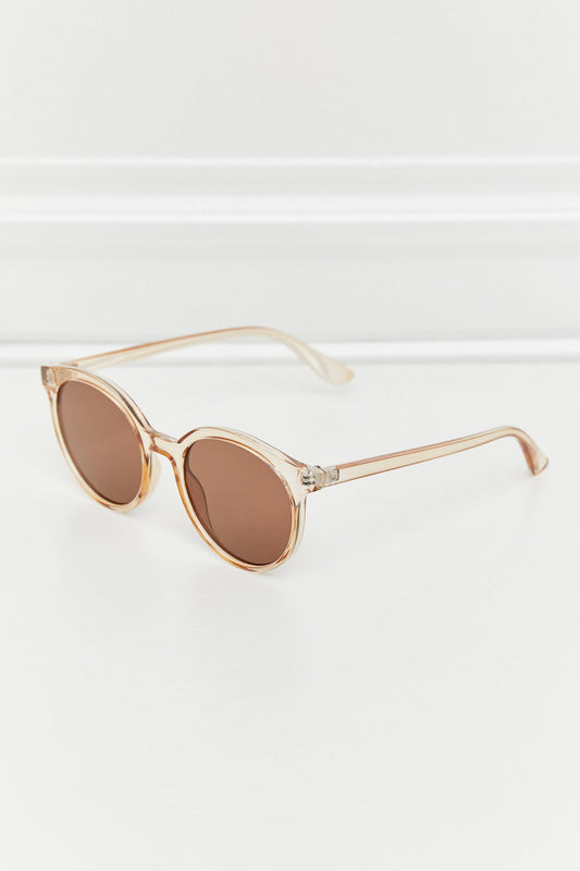 Runde Polycarbonat-Sonnenbrille