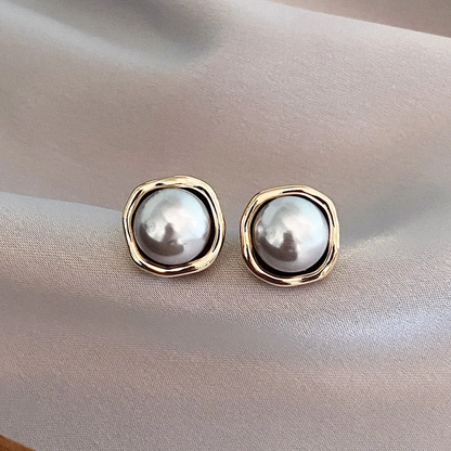 Franziska | Handgemachte Vintage-Ohrringe mit edlen Perlen