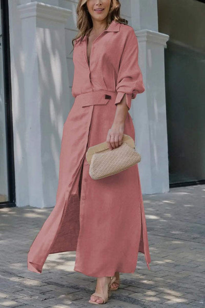 Soléa - Maxikleid aus Leinen