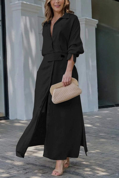 Soléa - Maxikleid aus Leinen