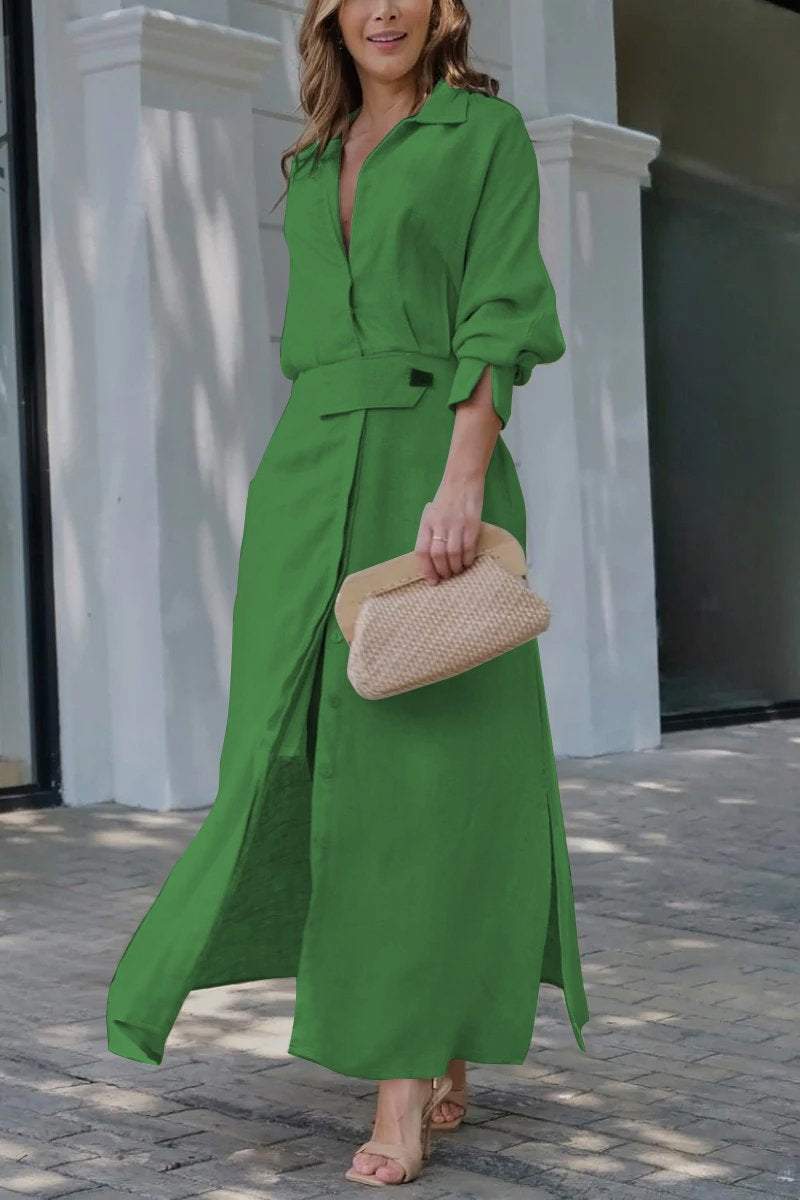 Soléa - Maxikleid aus Leinen