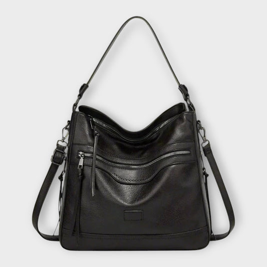 Léora. - Klassische Retro-Schultertasche